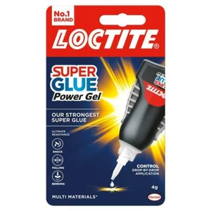 LOCTITE Super Glue Power Flex Gel Control adhésif flexible non goutte à goutte 4 g BOUTEILLE - Photo 1 sur 3