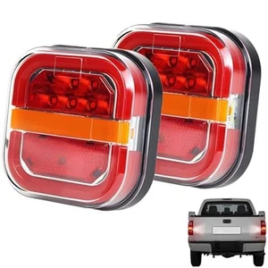 Bright 28LEDs Square LED Taillight Light for 12/24V Vehicle Applications - Picture 1 of 6