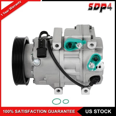 Compresor de aire acondicionado para Kia Sorento 2011-2015 para Hyundai Santa Fe 2013-2018 Foto 1 de 4