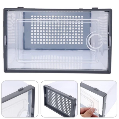 Contenitore per scarpe in plastica da 2 pezzi, tipo cassetto, trasparente - Immagine 1 di 4