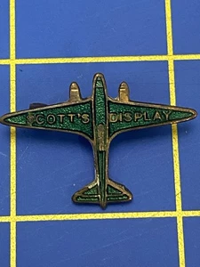 VINTAGE (1936) C.W.A. SCOTT'S FLYING DISPLAY BADGE Pin - Bild 1 von 5
