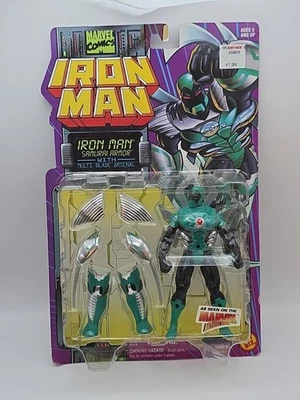 NUEVA FIGURA DE ACCIÓN 1996 MARVEL IRON MAN SAMURAI ARMOR DE TOY BIZ, CON ACCESORIO  Foto 1 de 4