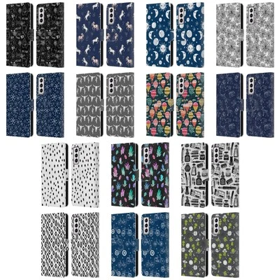 ANDREA LAUREN DESIGN ASSORTED LEATHER BOOK WALLET CASE FOR SAMSUNG PHONES 4 - Image 1 of 4