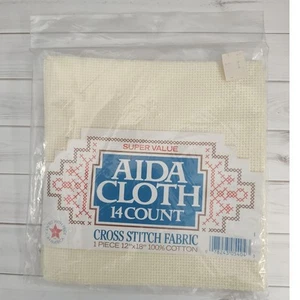 Super Value Cross Stitch Fabric 14 Count 1 Piece 12 x 18 - Picture 1 of 2