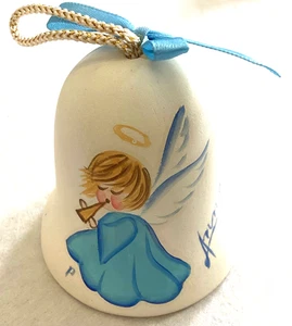 Campana de ángel Creaciones de arenisca hecha a mano y pintada - Anna firmada - EE. UU. - Imagen 1 de 5