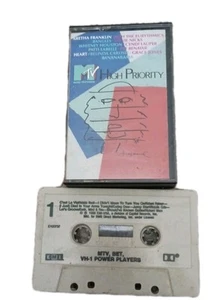 MTV HIGH PRIORITY - CASSETTE Tape - Breast Cancer Benefit Album 1987 Warhol 80s - Picture 1 of 2