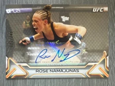 Rose Namajunas 2016 Knockout Auto 22/249 UFC - 1070 - Image 1 of 2