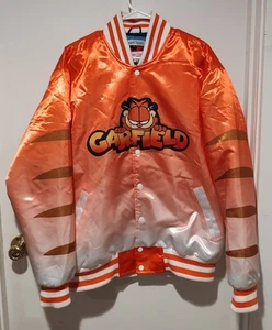 Chaqueta Bomber Headgear Classics Nostalgia Garfield Satén Talla XL - Imagen 1 de 6