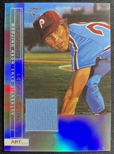2003 Topps Gallery Mike Schmidt ARTifact GAME WORN RELIC #21/25 Phillies SSP HOF - Picture 1 of 2