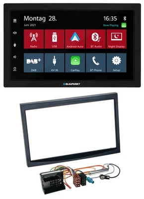 Blaupunkt MP3 Bluetooth DAB 2DIN USB Autoradio für Citroen C3 C2 Berlingo Jumpy - Bild 1 von 4