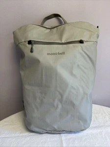 Mont-Bell Grey Backpack Rucksack Bag Travel Hand Luggage - Picture 1 of 13