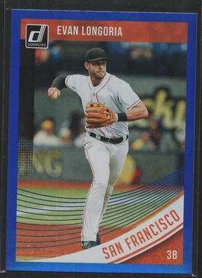 Donruss Holo Blue #179 2018 - Evan Longoria - San Francisco Giants 18-257 Foto 1 de 2