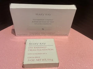 Mary Kay Day Radiance Cream Foundation LSF 8 Cocoa Beige 6307 D Form + Etui - Bild 1 von 8