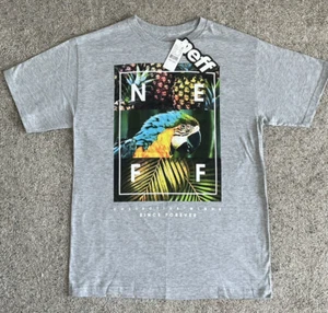 Neff Grafik T-Shirt Papagei Tropical Herren Medium Neu Mit Etikett - Bild 1 von 5