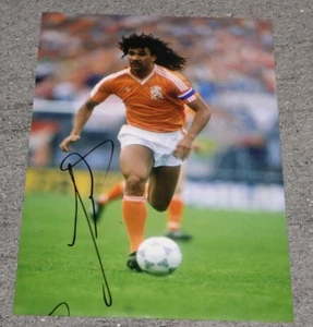 Ruud Gullit Firmado Personalmente a Mano Autógrafo 12X8 Foto Regalo Países Bajos - Imagen 1 de 2
