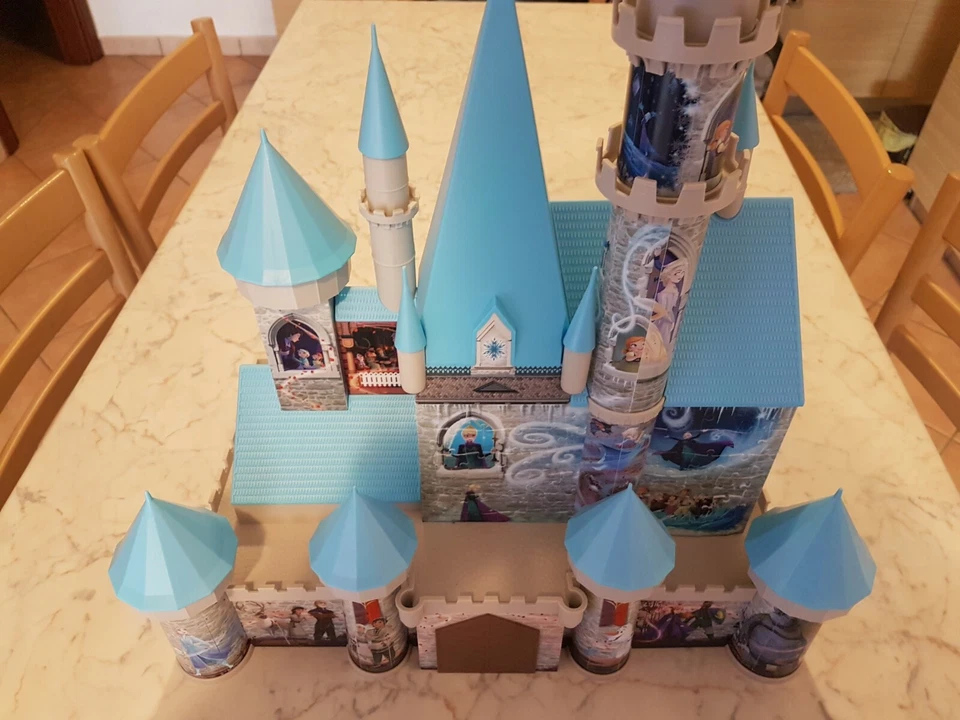 PUZZLE 3D RAVENSBURGER CASTELLO DI GHIACCIO FROZEN 2 DISNEY 111565 - Immagine 1 di 3