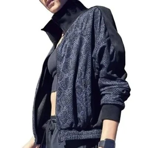 Athleta Bomberjacke S Brooklyn Python Print Track - Bild 1 von 8