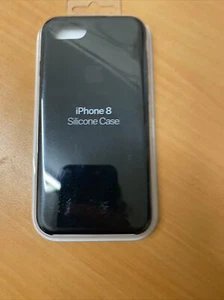 Genuine Apple iPhone 7/8/SE (2nd Gen) Silicone Case Black Fast Dispatch - Picture 1 of 4
