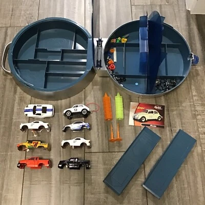 Zip Zaps Silver Case with Cars / Shells / Cones Radio Shack LOT - Image 1 of 4