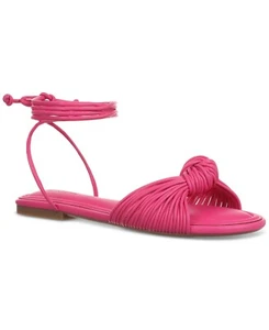 ON-34TH "JENNIEE" KNOT FLAT ANKLE WRAP SANDALS SIZE 6.5M NEW MSRP 49.00 - Picture 1 of 10