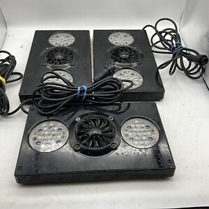 Lot of 3 Ecotech Marine Radion XR30W Pro Lights w/Power Cable Tested for Power