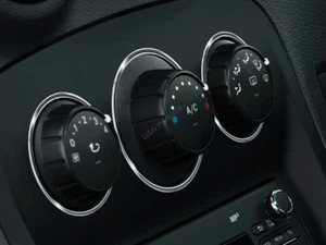 Fits Mercedes Citan W415 12-21 Aluminium Ringe für Lüftungsregler Heizungsregler - Picture 1 of 7