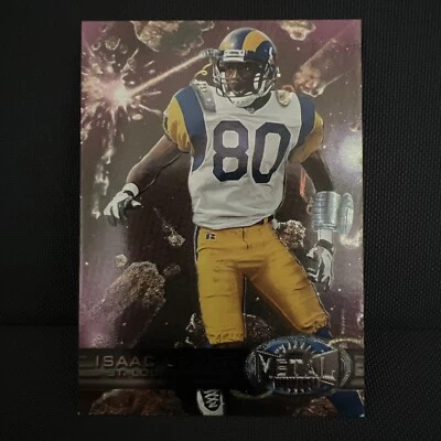 1997 Metal Universe #110 Isaac Bruce St. Louis Rams Football Card - Image 1 of 2
