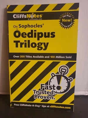 Cliffs Notes Oedipus Trilogy by Sophocles (2000, Paperback) - Image 1 of 3