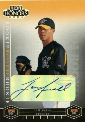 RARE 2004 IAN SNELL PIRATES HONORS ROOKIE AUTOGRAPH CARD # 81 / 800 ! - Image 1 of 2