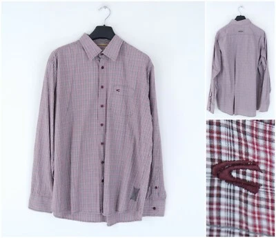 Mens CAMEL ACTIVE Shirt 2XL Size Check Plaid Modern Fit Long Sleeve Casual Top - Image 1 of 4