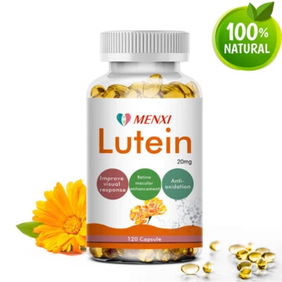 120 un. Luteína y Zeaxantina Suplemento para la Salud de los Ojos Vitaminas para la Salud de la Visión 2400 mg Foto 1 de 4