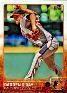 2015 TOPPS BASEBALL CARD # 670 DARREN O'DAY BALTIMORE ORIOLES - Picture 1 of 2