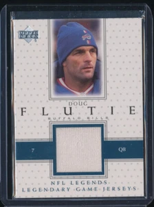 2000 Upper Deck Legends Legendary Jerseys #LJDF Doug Flutie - Foto 1 di 1