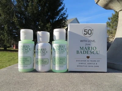 NEW - 3 Mario Badescu - cleansers and moisturizer - 1.0 fl oz. each - Image 1 of 2