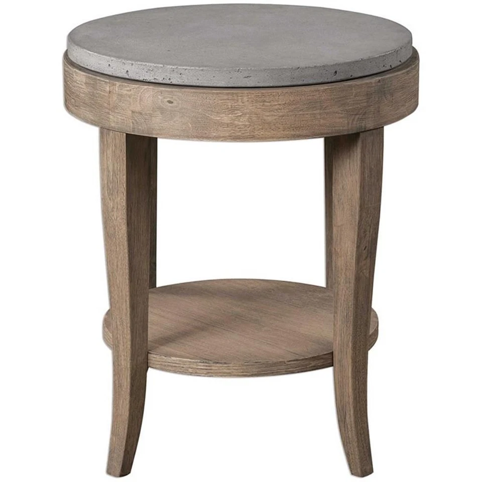 Uttermost 25909 Deka Round Accent Table
