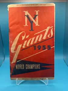 New York Giants Programm 1955 - Bild 1 von 5