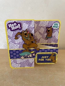 Handmade Personalised Scooby Doo Shaggy Z Fold Card Grand Daughter Son Friend - Picture 1 of 3