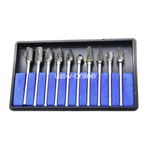 10x Tungsten Carbide Rotary Burrs Dremel Accessories for Rotary Tools - Picture 1 of 8