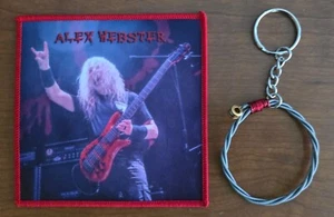 ALEX WEBSTER PHOTO PATCH & FULL SIZE BASS STRING CANNIBAL CORPSE - Picture 1 of 5