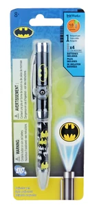 Pluma proyectora DC Comics Ink Works Batman silueta de murciélago negro en amarillo ¡¡GENIAL!!! - Imagen 1 de 3
