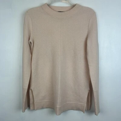 Rag Bone Sweater Womens XS Cashmere Pink Crew Neck Classic Capsule Old Money - Image 1 of 4