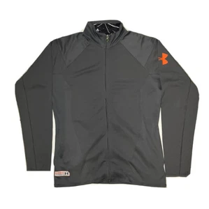 Chaqueta Under Armour Para Hombre Grande Gris Naranja COMBINACIÓN ENTRENAMIENTO Sudadera Cremallera Completa - Imagen 1 de 7
