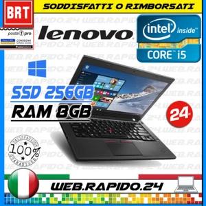 PC NOTEBOOK LENOVO THINKPAD T460 14" CPU i5-6300U RAM 8GB SSD 256GB WIN11 - Afbeelding 1 van 6