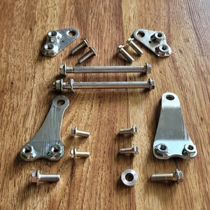 NEW 2023 Honda CRF450R Motor Engine Mounts CRF450RX RWE OEM Frame Hardware 2024 - Foto 1 di 19