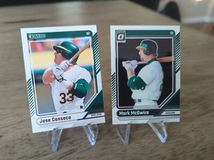2024 Donruss Baseball Mark McGwire #53 + Jose Canseco #90 - Bash Brothers!! - Picture 1 of 2