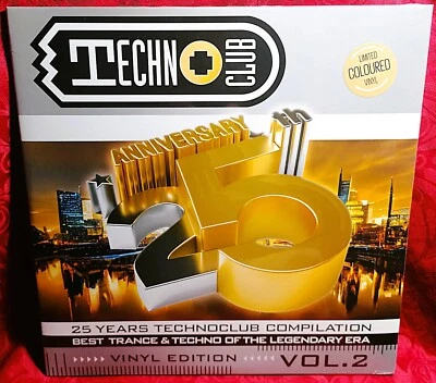 25 Years Technoclub Compilation Vol. 2 2xLP, Comp, Ltd, Gold - Photo 1/3