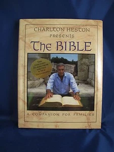 CHARLTON HESTON (1923-2008) hand signed autographed HC book THE BIBLE , 1st/1st - Picture 1 of 8