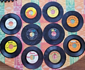 10 Record 45 Rpm Lot, Various Artists, See Pictures For Titles. - Picture 1 of 2