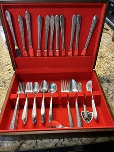 Servizio Nobiltà Rosa Reale 1939 per scatola posate placcato argento 10 PLUS - Foto 1 di 9