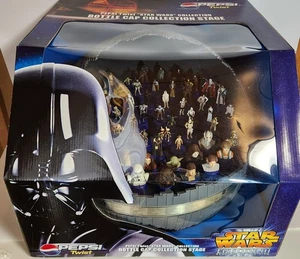 STAR WARS EPISODE III Pepsi Twist Bottle Caps FULL SET (60) + Stage w/ Slip - Picture 1 of 21